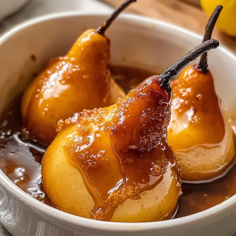 Baked Pears with Brown Sugar and Butter