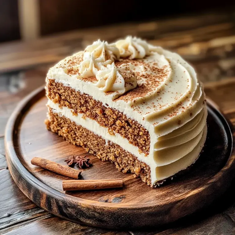 Brown Sugar Chai Cake