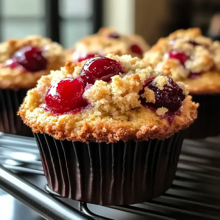 Cherry Cobbler Muffins Made Easy