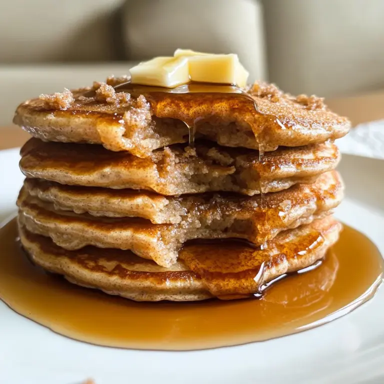 Cinnamon Brown Sugar Pancakes