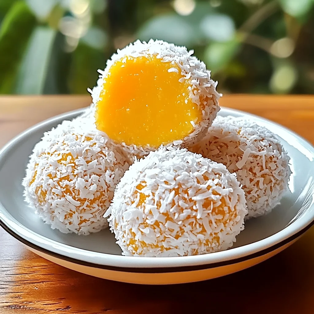 Coconut Mango Bliss Balls: A Sweet Escape to Paradise