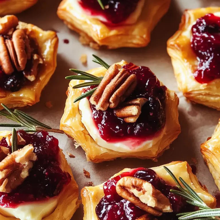 Cranberry Brie Bites