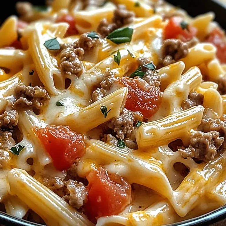 Creamy Rotel Pasta with Ground Beef for Cozy Weeknight Dinners