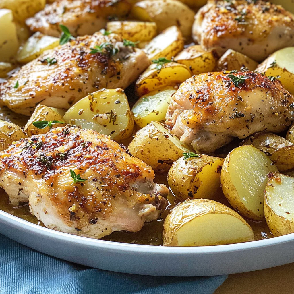 Greek Lemon Chicken and Potatoes