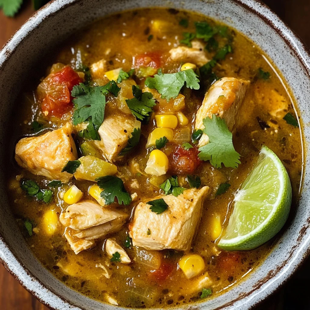 Green Chile Chicken Stew Recipe