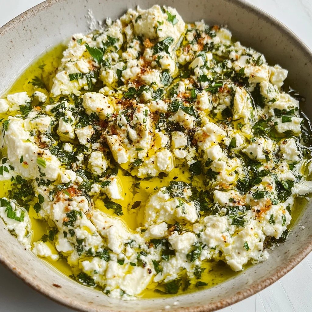 Herb and Feta Olive Oil Dip