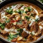 Lamb Kalya with Yogurt and Cream