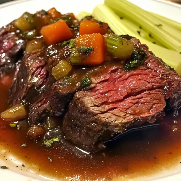 Lidia's Insanely Delicious Italian Beef Roasted in Barolo apple vinegar
