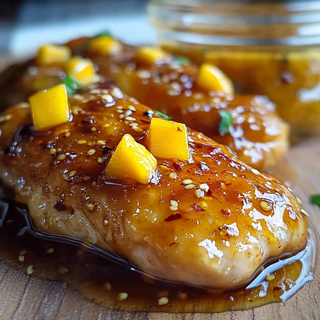 Mango Habanero Honey Garlic Sauce – Sweet, Spicy & Irresistible