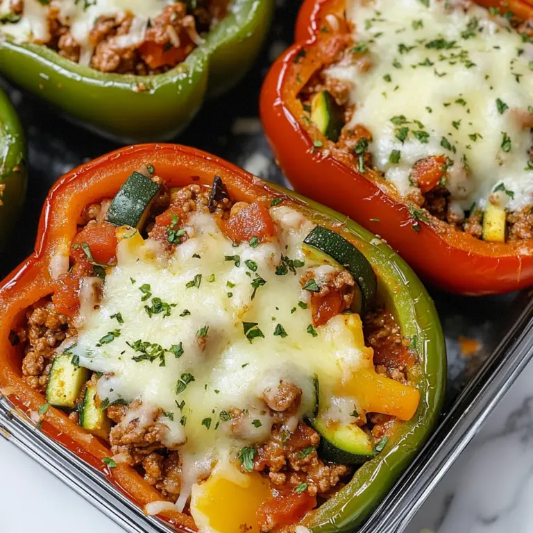 Meal Prep Unstuffed Pepper Bowls