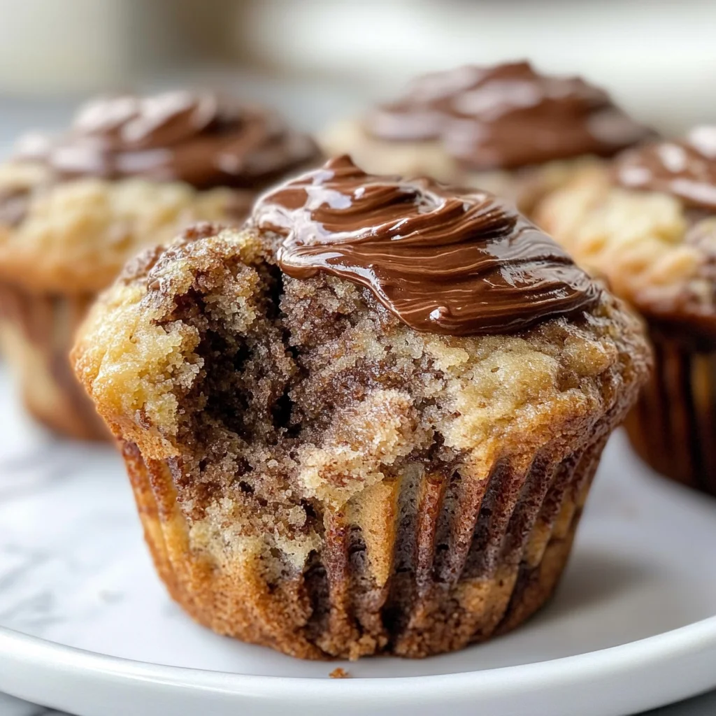 Nutella Banana Muffins