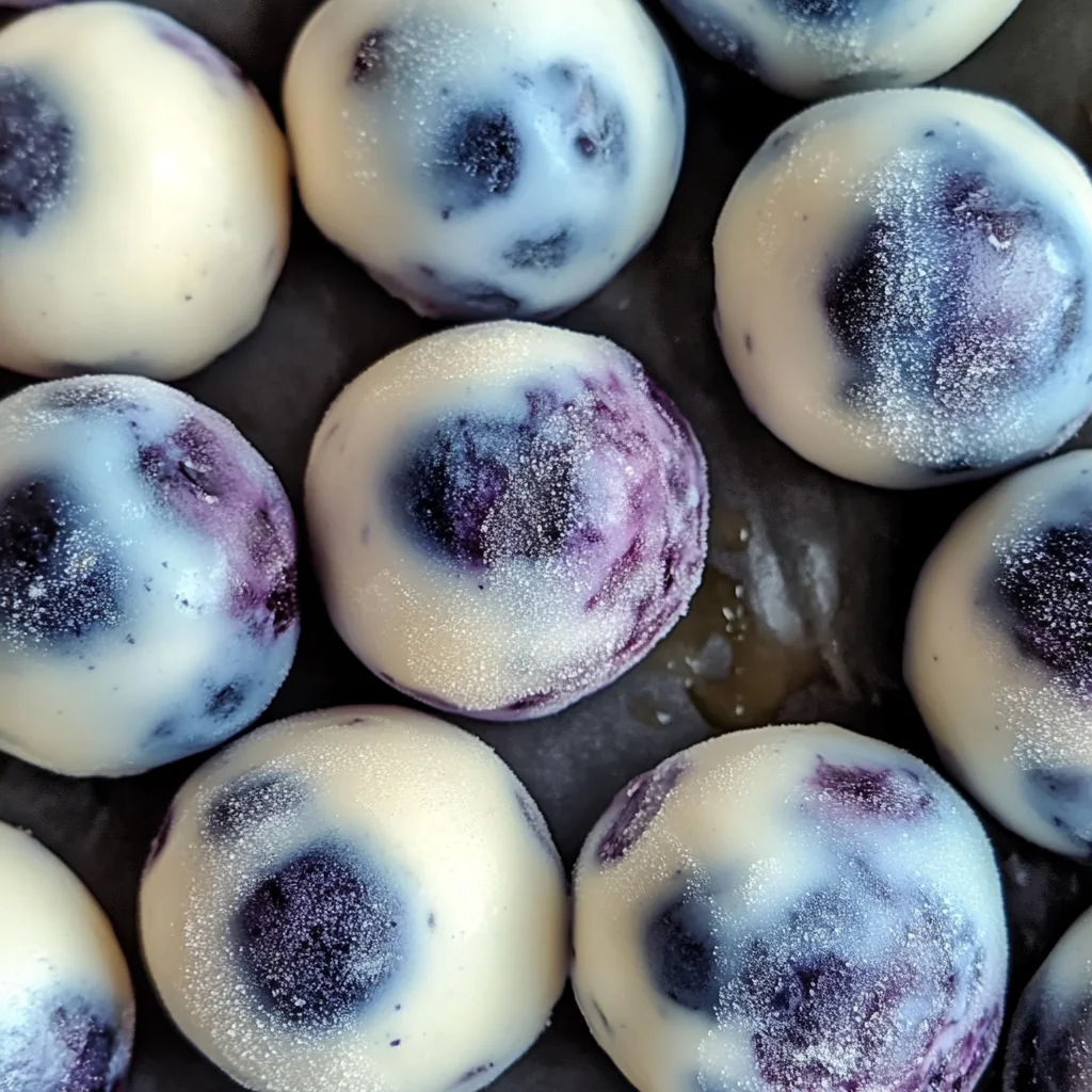 Quick Frozen Greek Yogurt Blueberry Bites