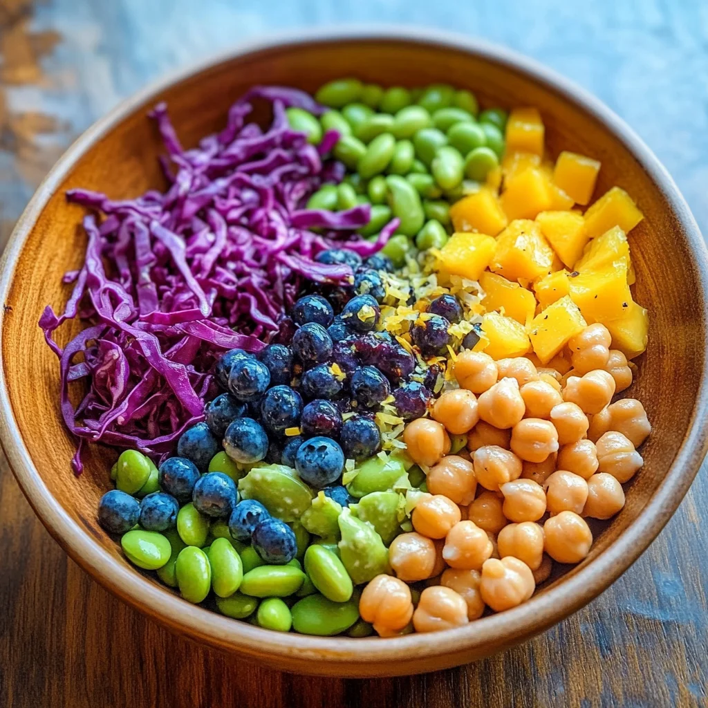 Rainbow Salad with Lemon Vinaigrette