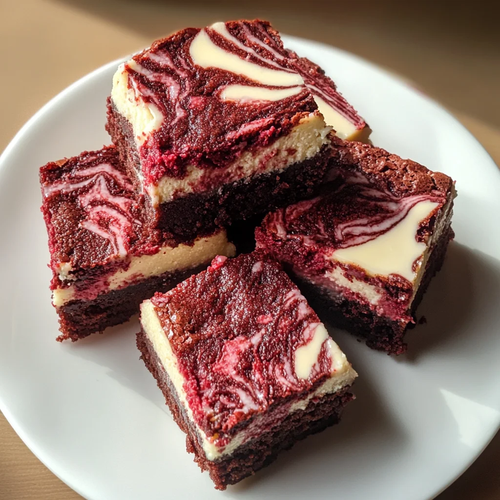 Red Velvet Cheesecake Brownies