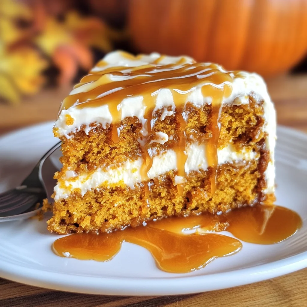 Salted Caramel Pumpkin Cake