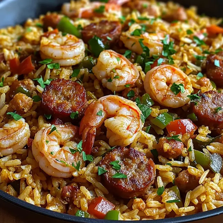 Shrimp Sausage Dirty Rice