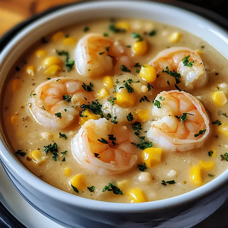 Shrimp and Corn Chowder: A Hearty, Flavorful Delight