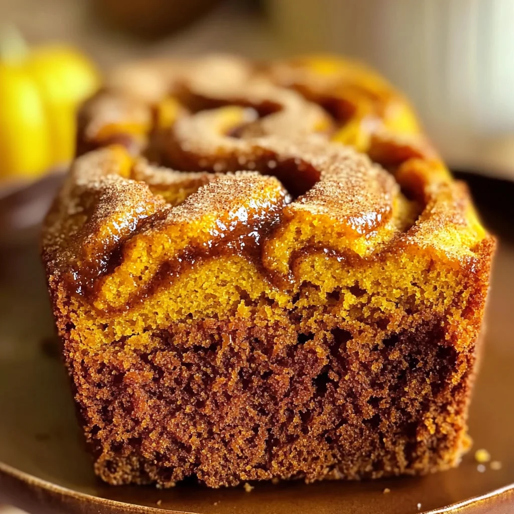 Simple Mini Pumpkin Bread with Cinnamon Swirl - homefoodkitchen