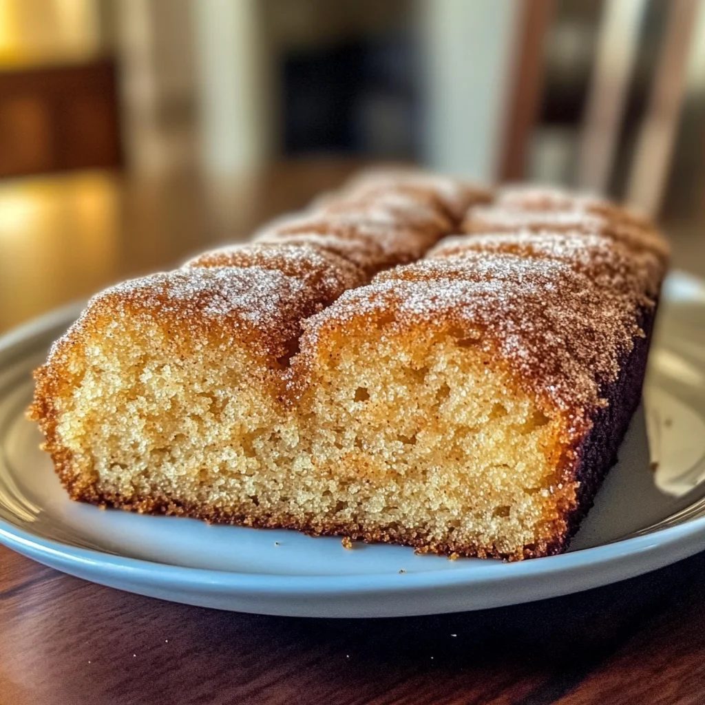 Spiced Apple Cider Donut Loaf