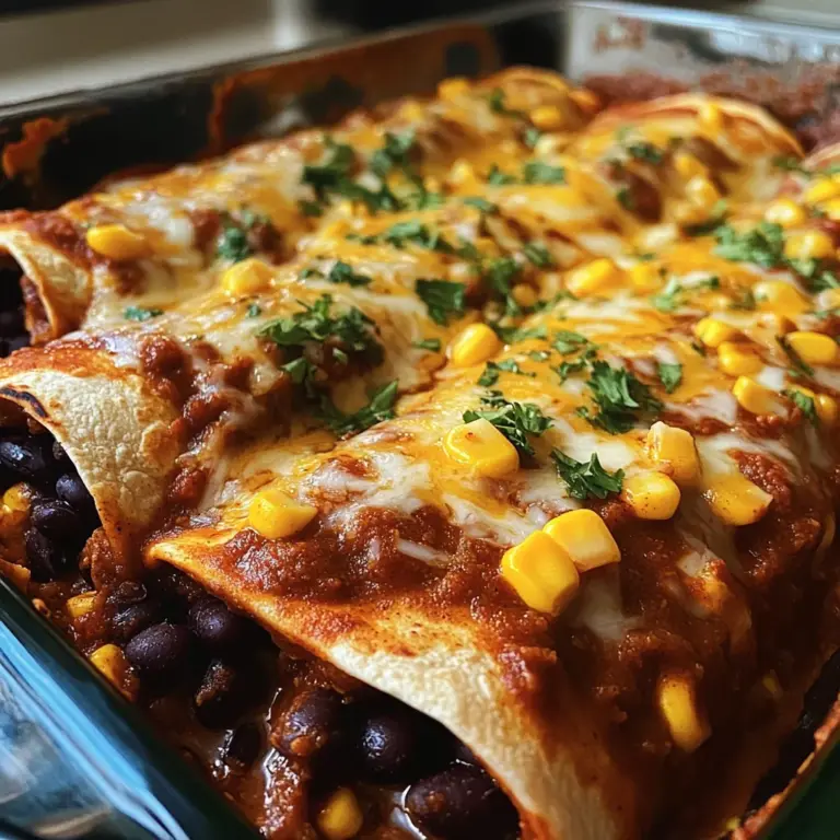 Vegetarian Black Bean Enchiladas: 1 Flavorful Tex-Mex Favorite