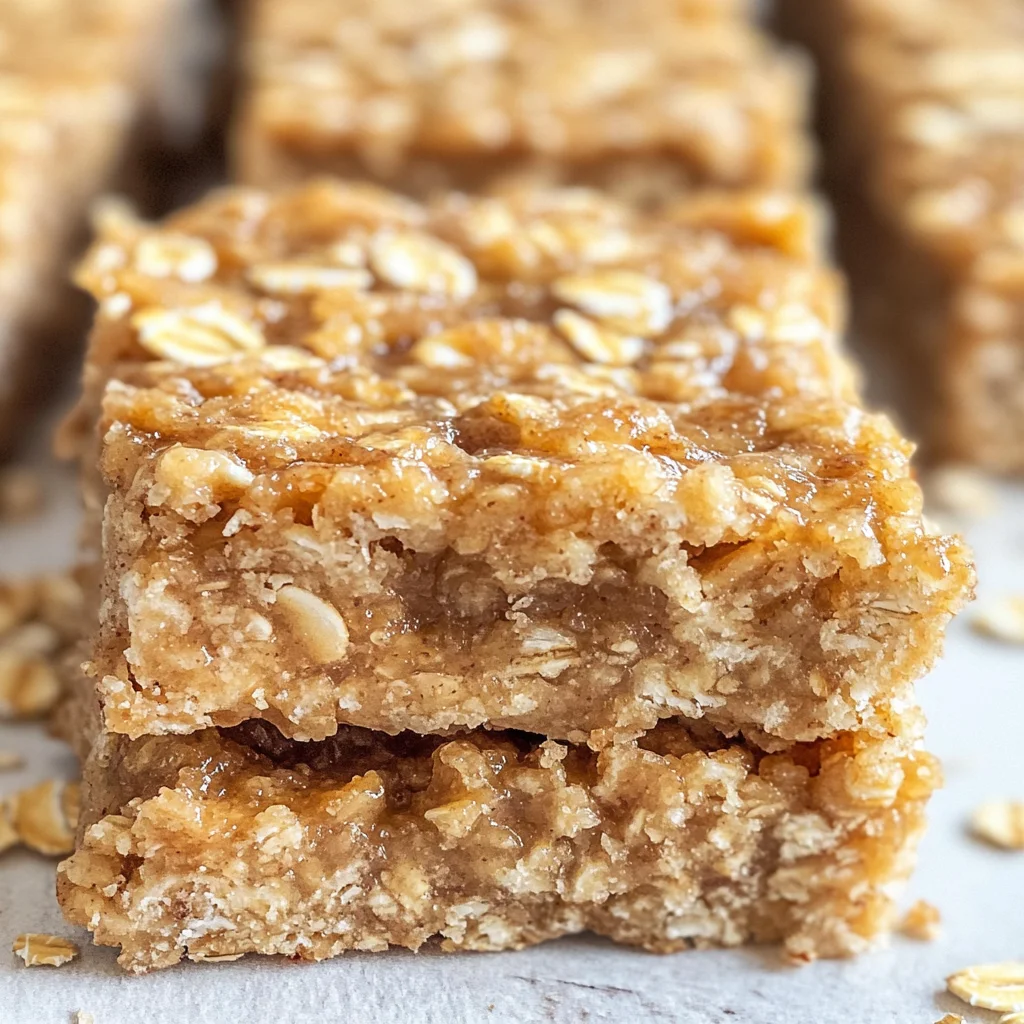 3 Ingredient Apple Oatmeal Bars