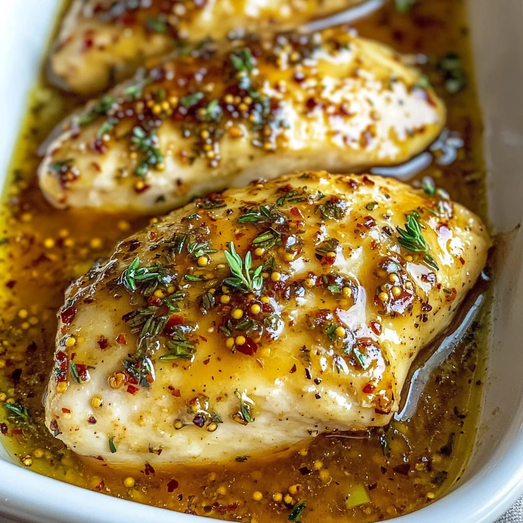 Baked Honey Mustard Chicken Breasts