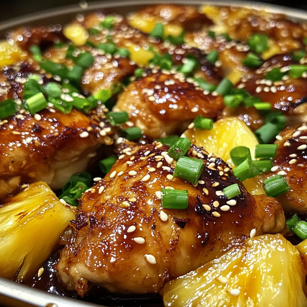 Baked Teriyaki Chicken with Pineapple