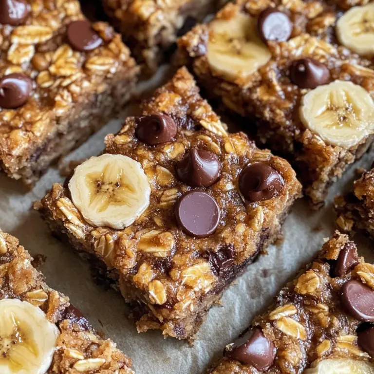 Banana Oatmeal Bars