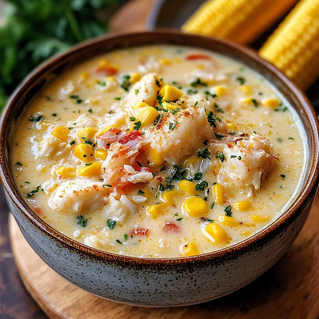 Bobby Flay’s Crab & Corn Chowder