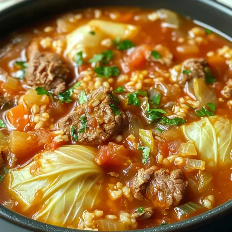 Cabbage Roll Soup