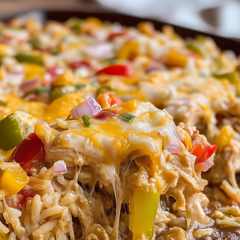 Chicken Fajita Casserole