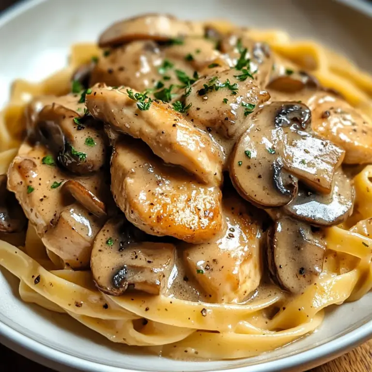 Chicken Marsala Pasta