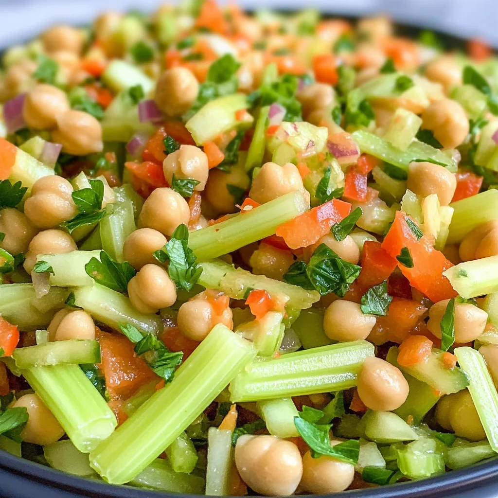 Chickpea Celery Salad