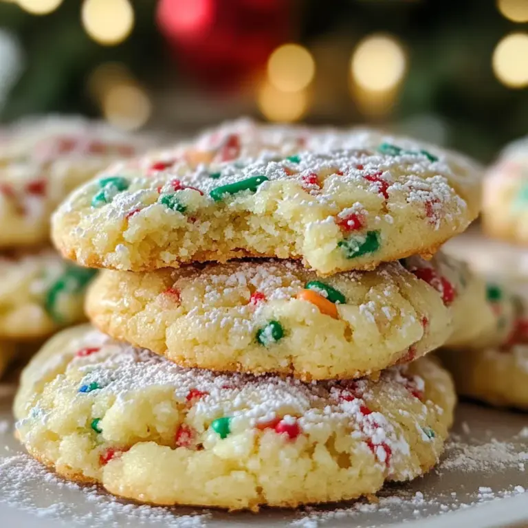 Christmas Gooey Butter Cookies