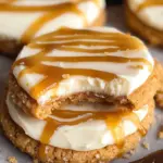 Copycat Crumbl Salted Caramel Cheesecake Cookies