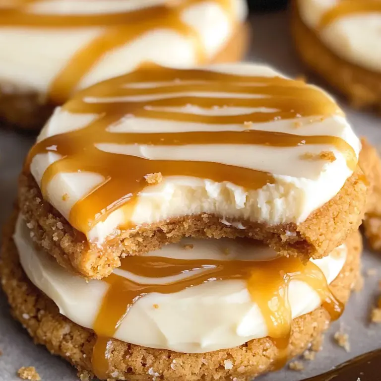 Copycat Crumbl Salted Caramel Cheesecake Cookies