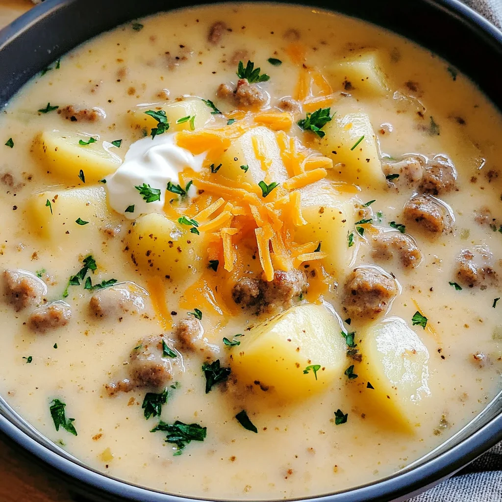 Creamy Sausage Potato Soup for Cozy Family Nights