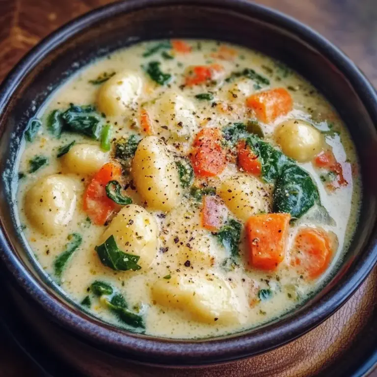 Creamy Vegetarian Gnocchi Soup