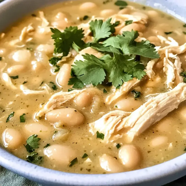 Crockpot Creamy White Chicken Chili