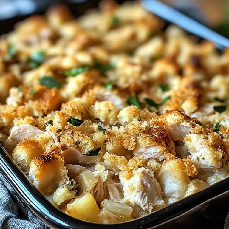 Dolly’s Chicken and Stuffing Casserole