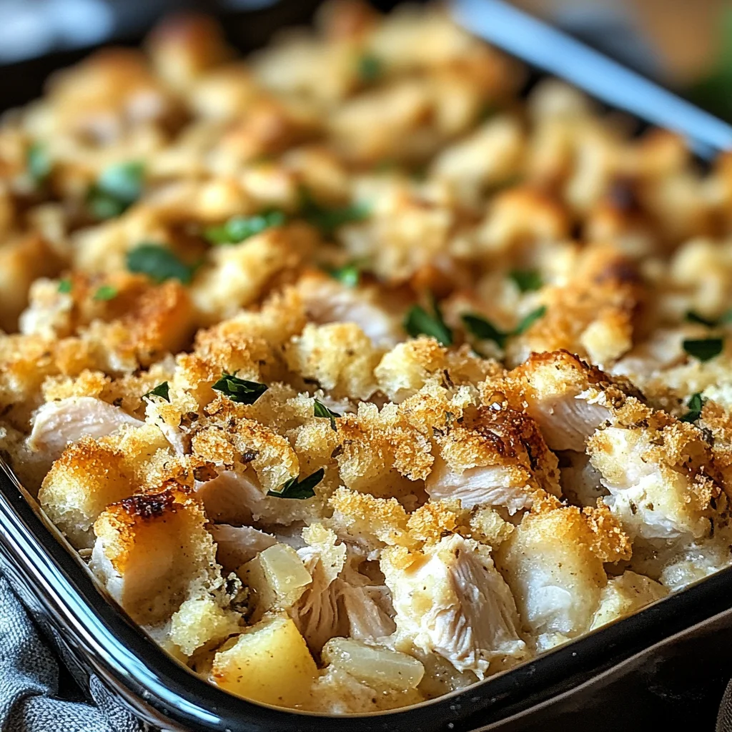 Dolly’s Chicken and Stuffing Casserole