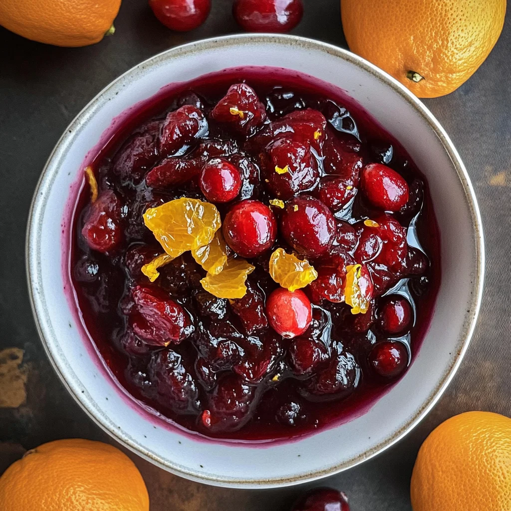Easy Homemade Fresh Cranberry Orange Sauce Recipe