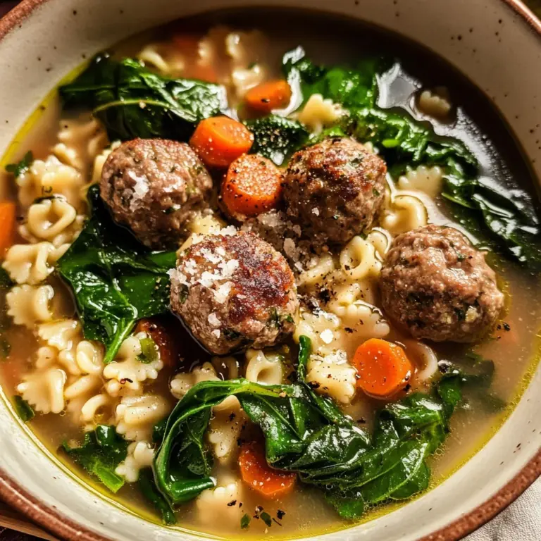 Easy Italian Wedding Soup Recipe