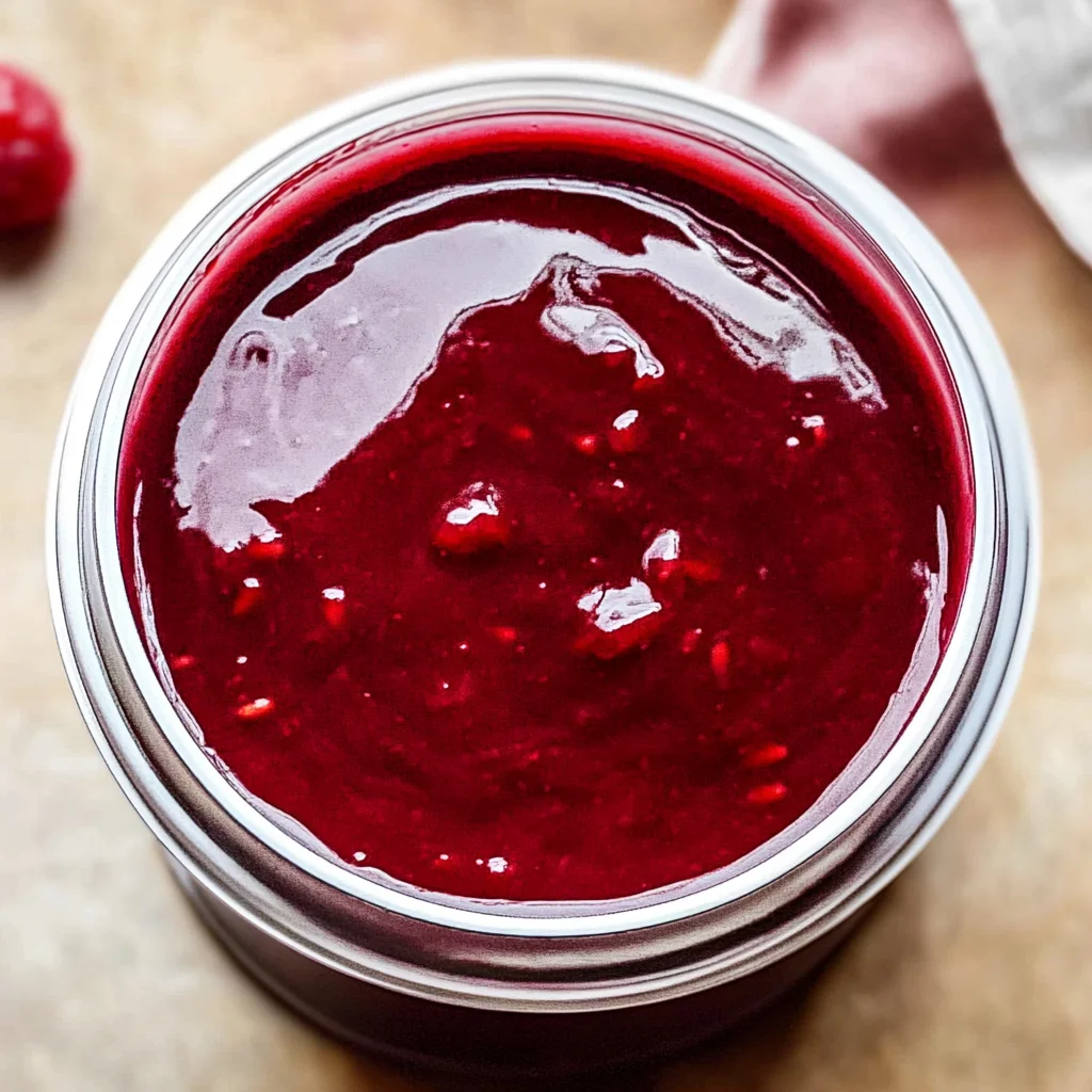 Easy Raspberry Coulis