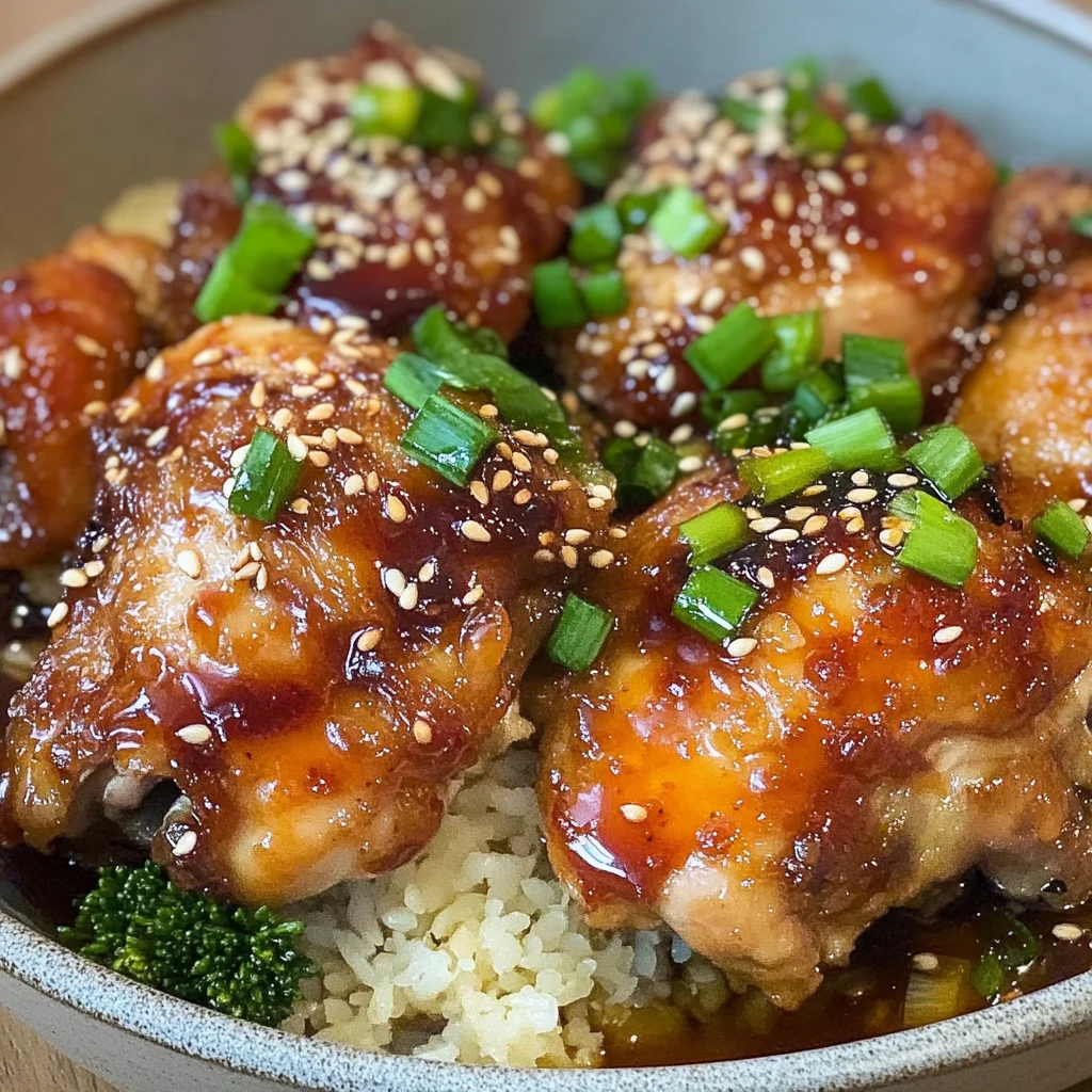 Easy Soy Garlic Chicken Thighs
