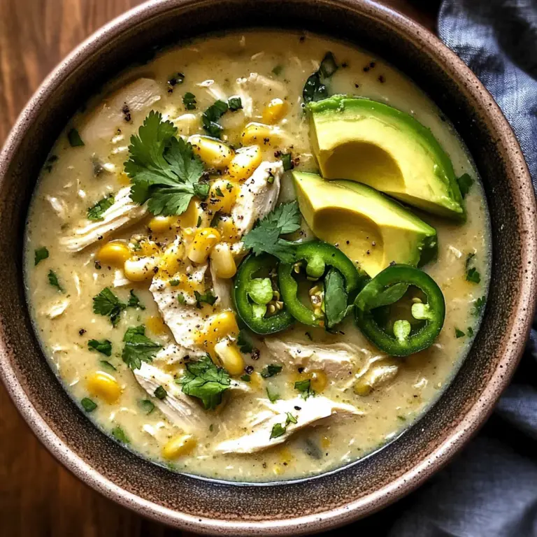 Flavorful Crockpot White Chicken Chili Soup