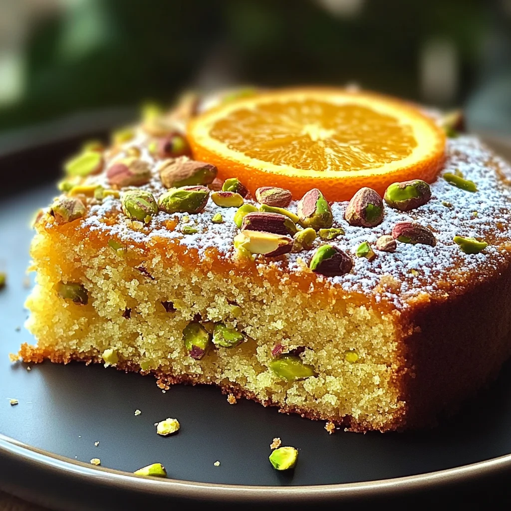 Flourless Orange Pistachio Almond Cake