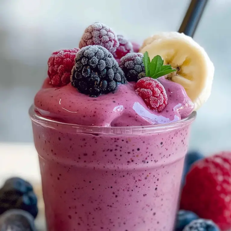 Frozen Mixed Berry Smoothie