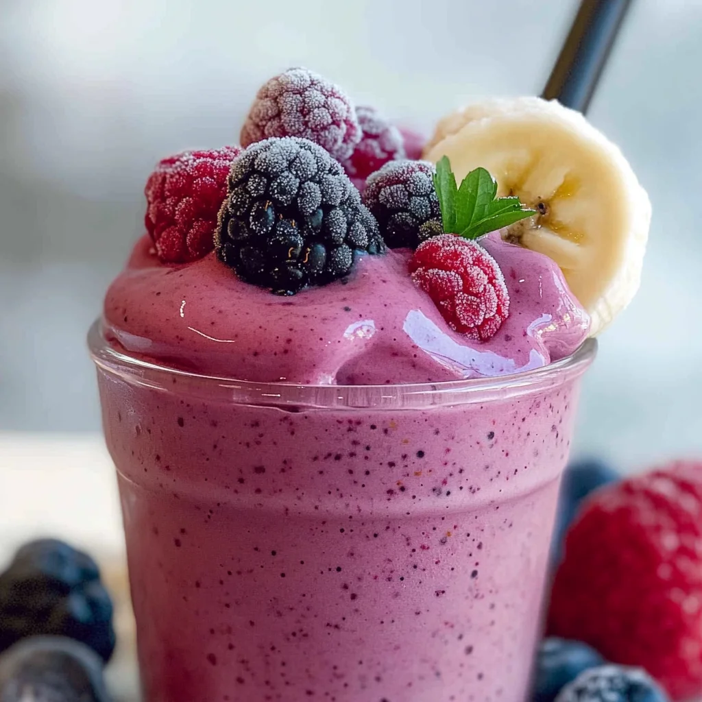 Frozen Mixed Berry Smoothie