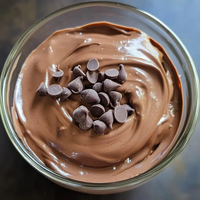 Healthy Chocolate Pudding